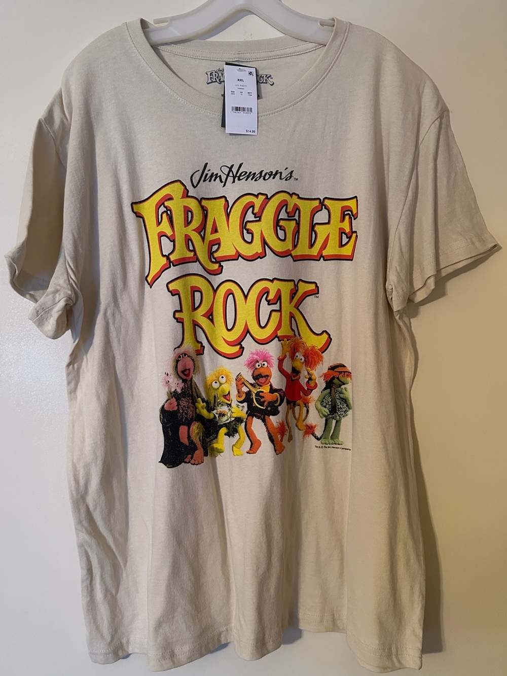 Fraggle Rock Adults Graphic Tee - Off White